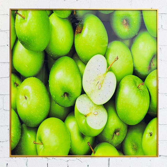 아크릴 사과 과일 인테리어 거실 현관 알루미늄액자거실그림액자 벽시계전문