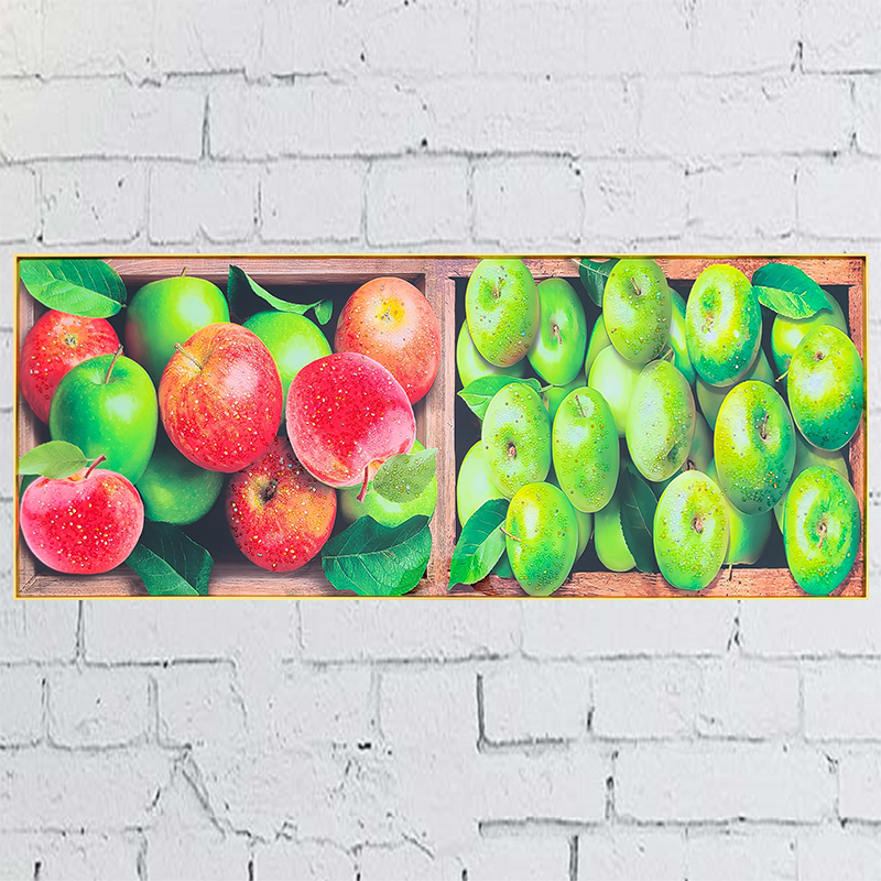 60x150 아크릴 과일 그림 거실 대형 고급 큐빅 액자거실그림액자 벽시계전문